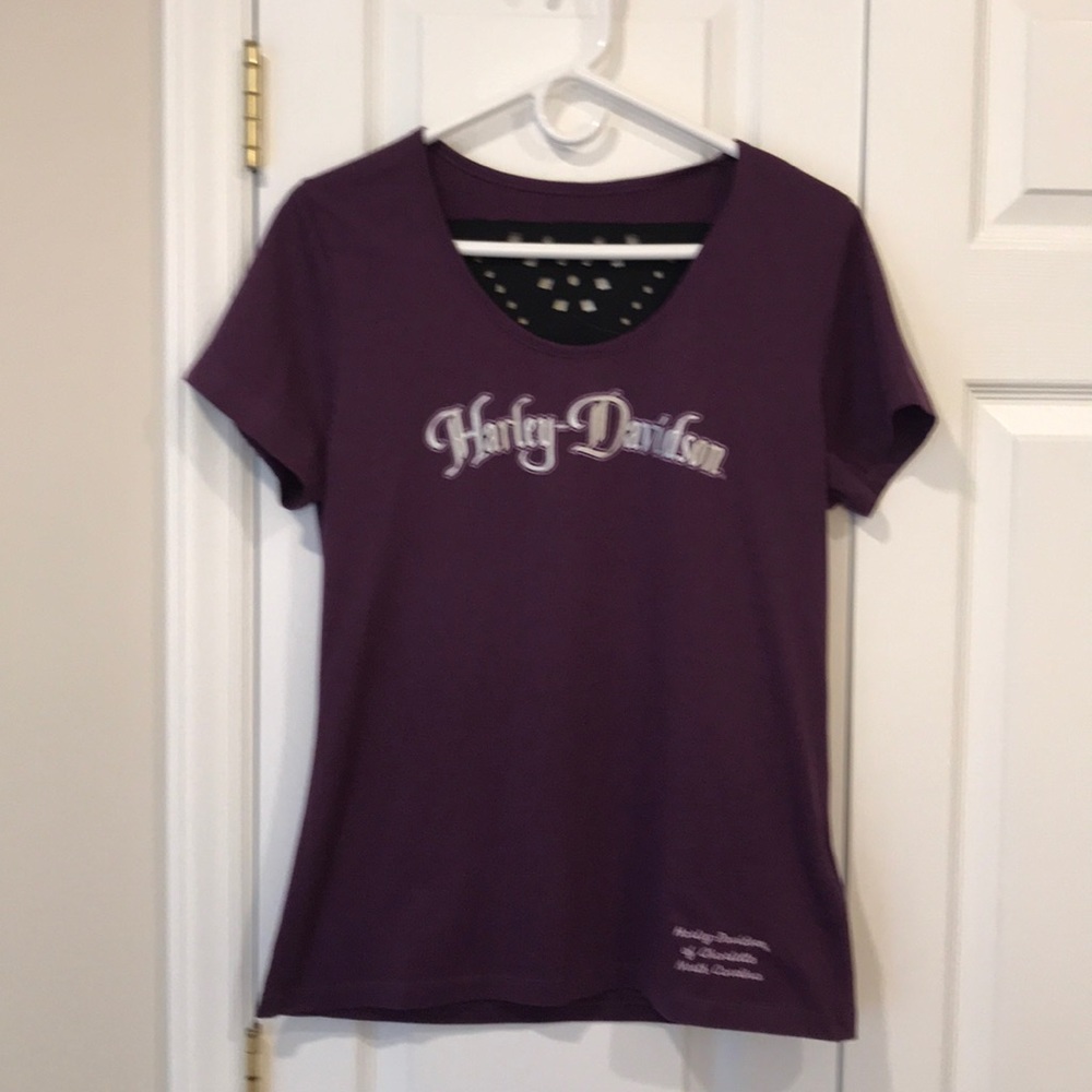 Women’s Harley Davidson of Charlotte NC Tee Sz L